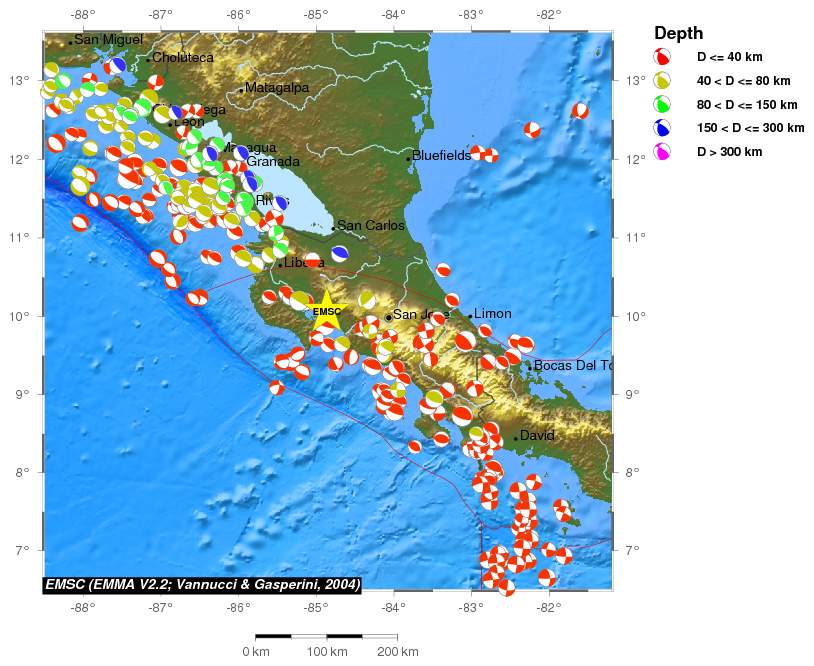 Regional moment Tensor