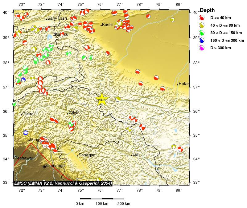 Regional moment Tensor