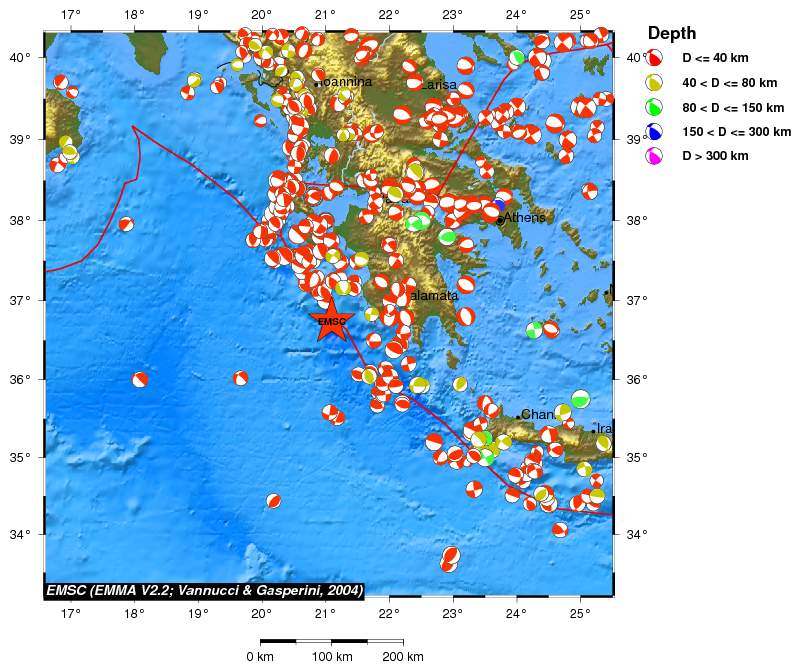 Regional moment Tensor