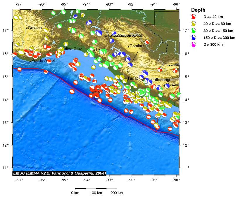 Regional moment Tensor