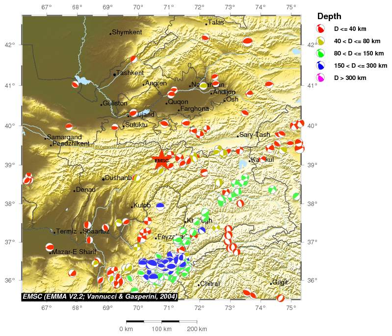 Regional moment Tensor