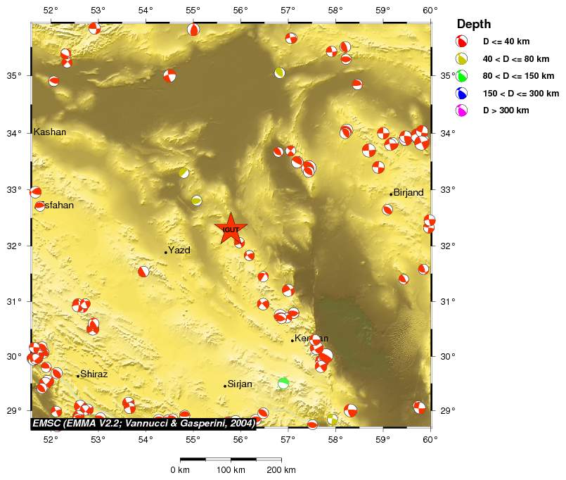 Regional moment Tensor