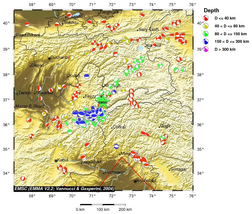 Regional moment Tensor
