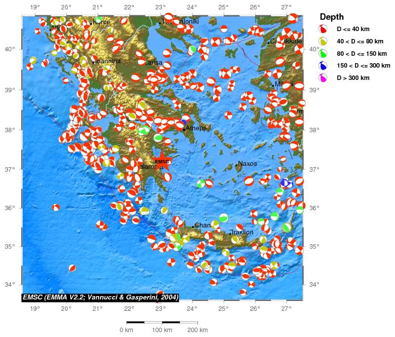 Regional moment Tensor