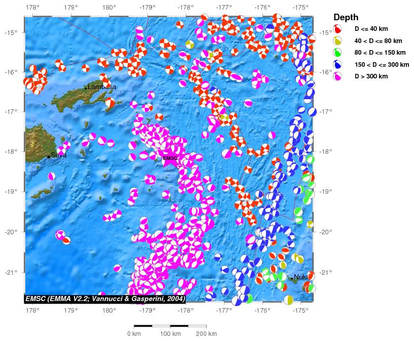 Regional moment Tensor
