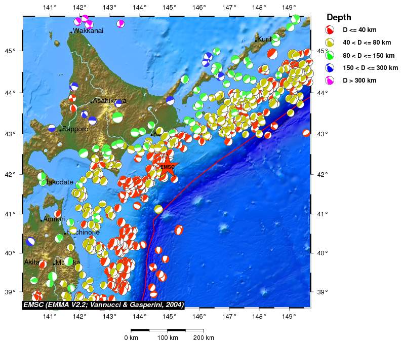 Regional moment Tensor