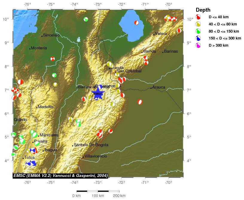 Regional moment Tensor