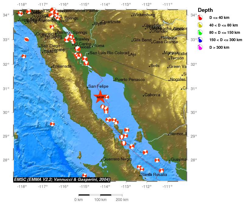 Regional moment Tensor
