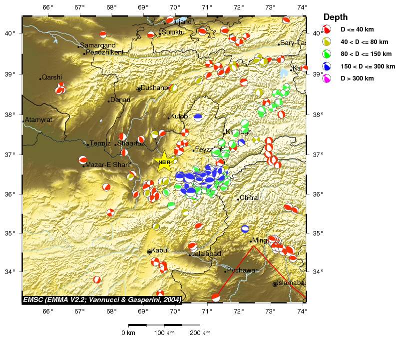 Regional moment Tensor