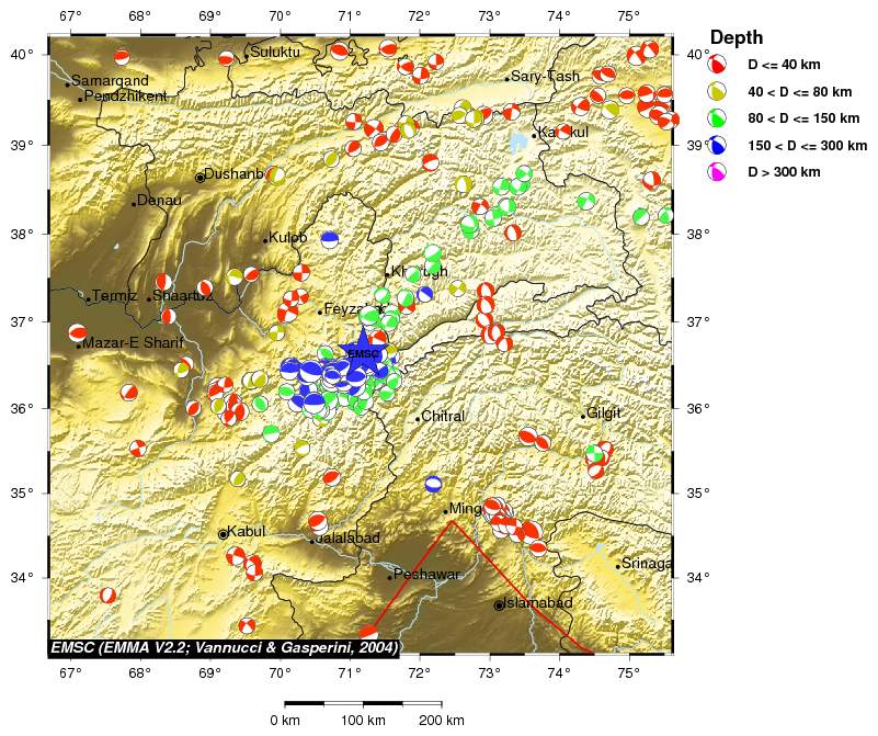 Regional moment Tensor