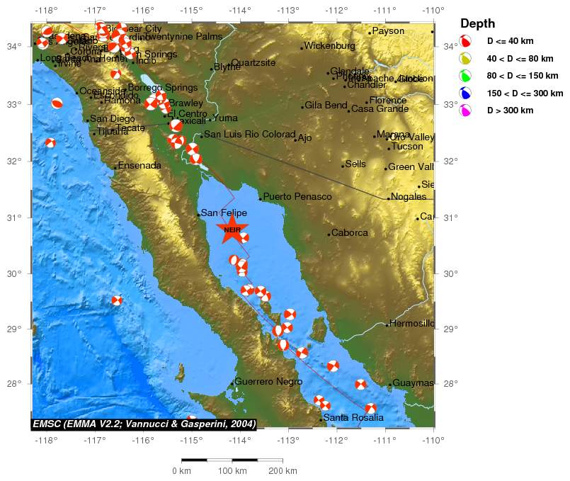 Regional moment Tensor