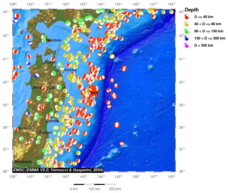 Regional moment Tensor