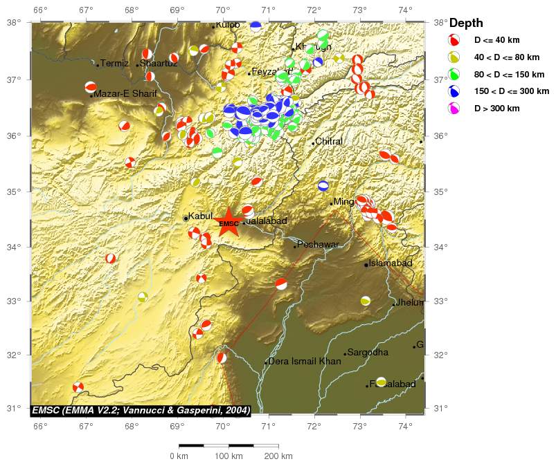 Regional moment Tensor