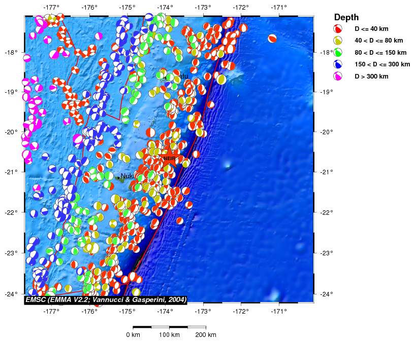 Regional moment Tensor