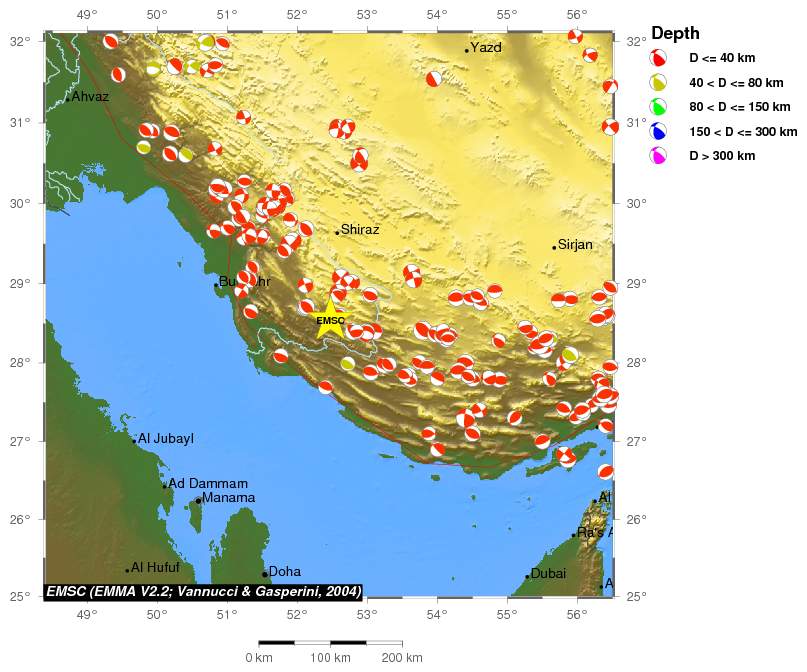 Regional moment Tensor