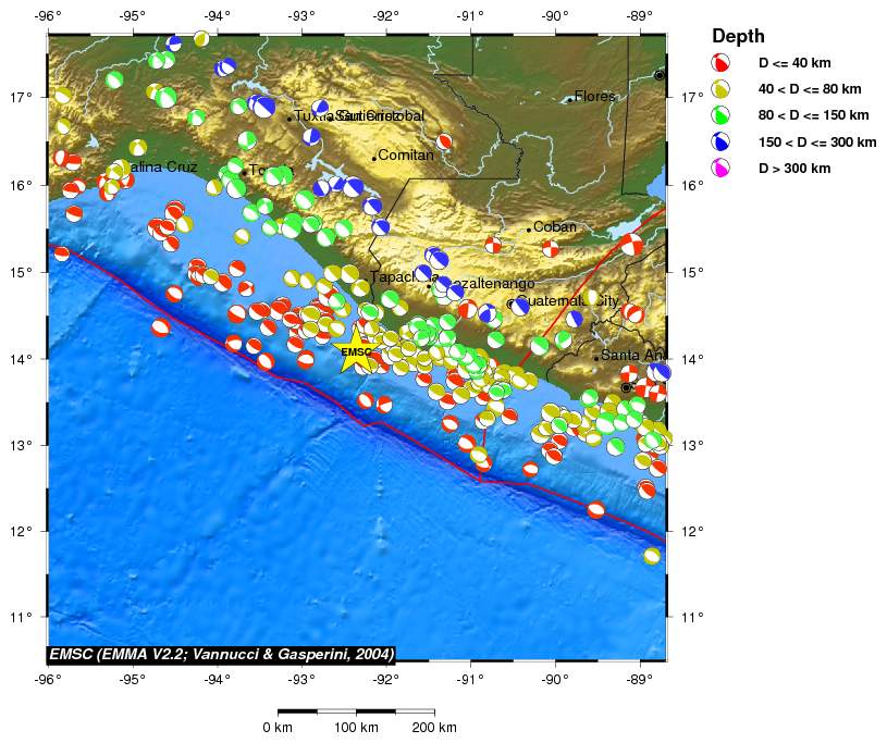 Regional moment Tensor