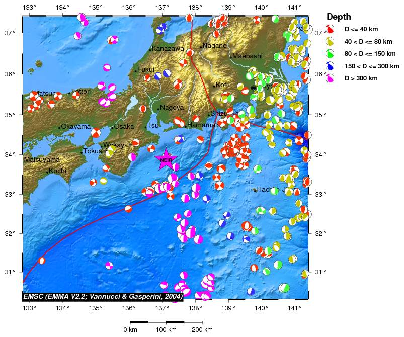Regional moment Tensor
