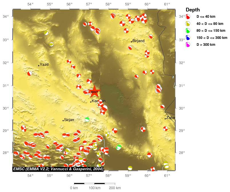 Regional moment Tensor