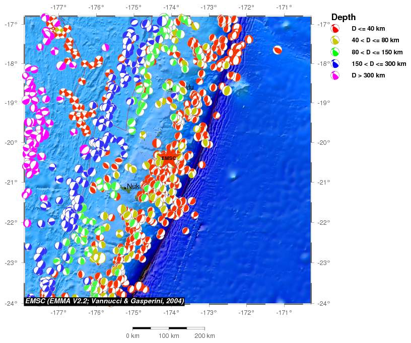 Regional moment Tensor