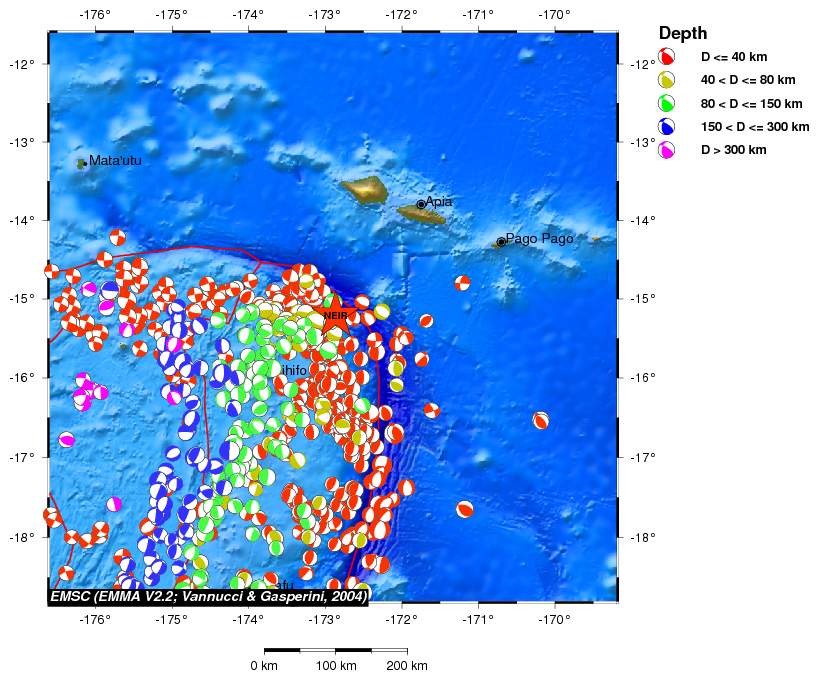 Regional moment Tensor