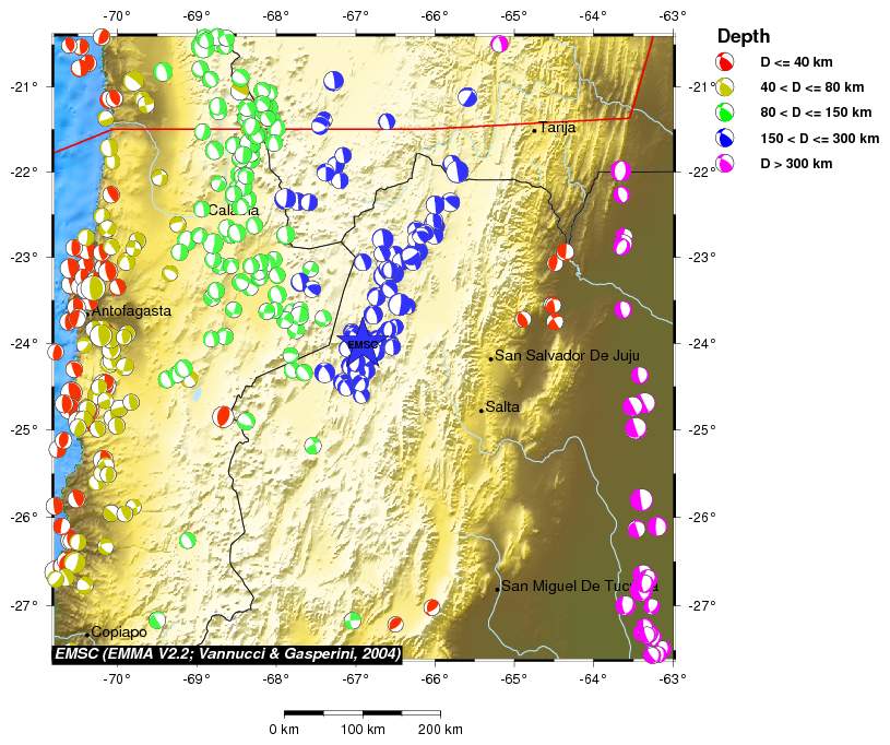 Regional moment Tensor