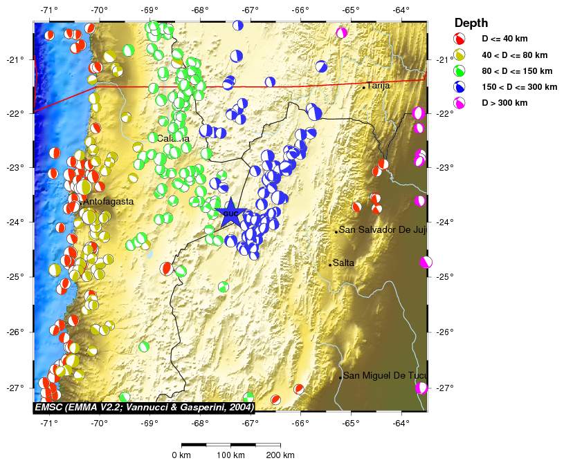 Regional moment Tensor