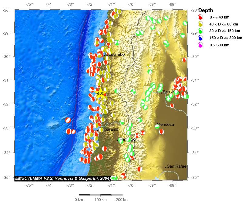 Regional moment Tensor