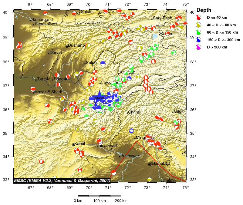 Regional moment Tensor