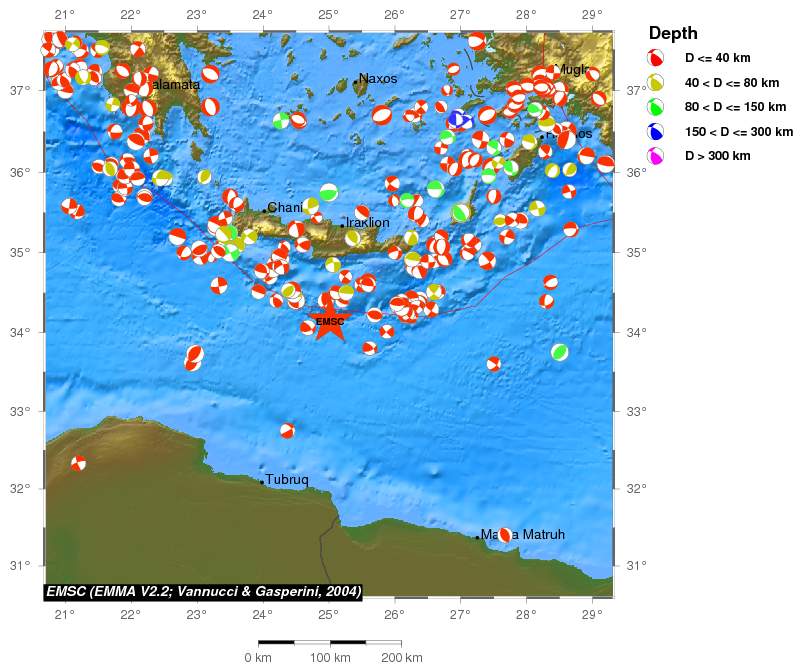 Regional moment Tensor