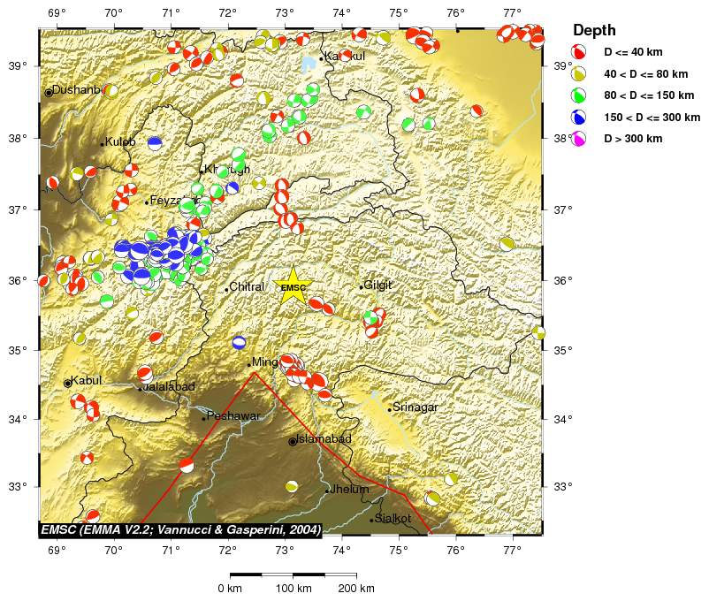 Regional moment Tensor