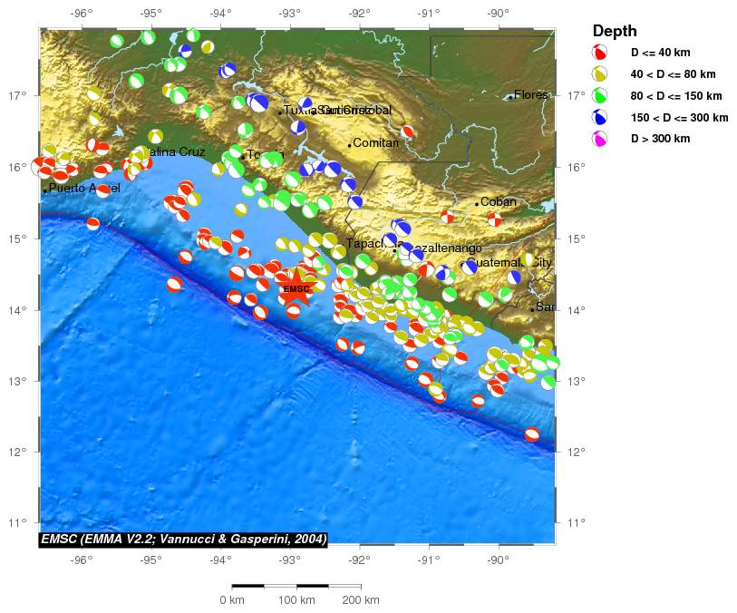 Regional moment Tensor