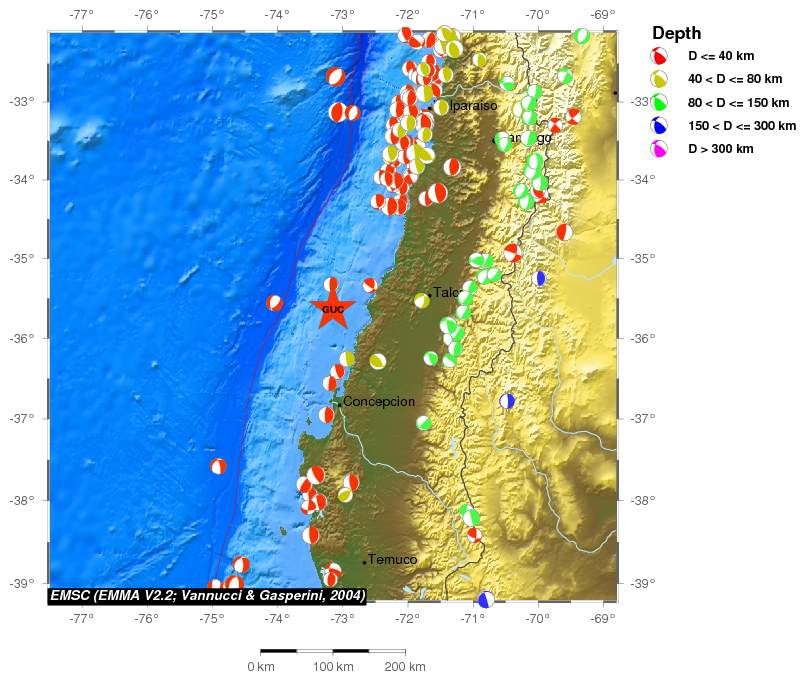 Regional moment Tensor