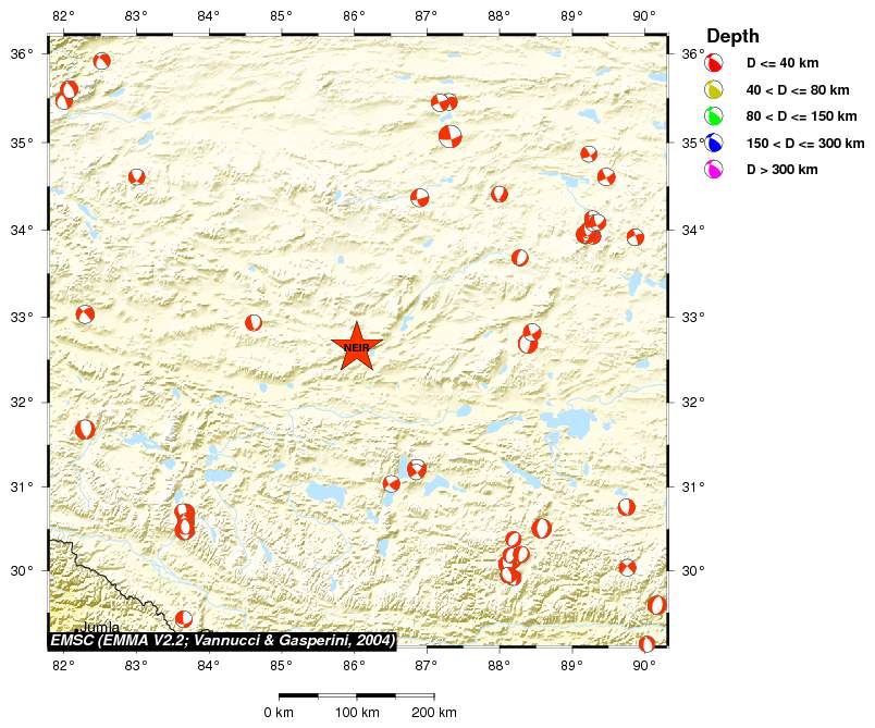 Regional moment Tensor