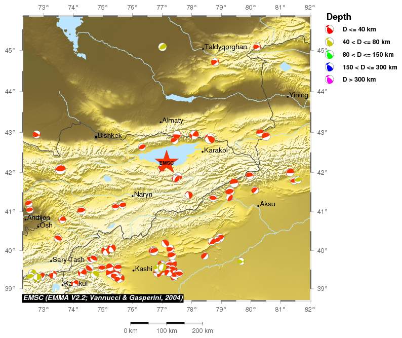 Regional moment Tensor