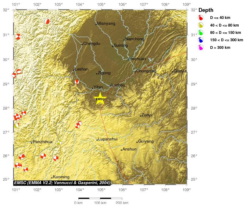 Regional moment Tensor