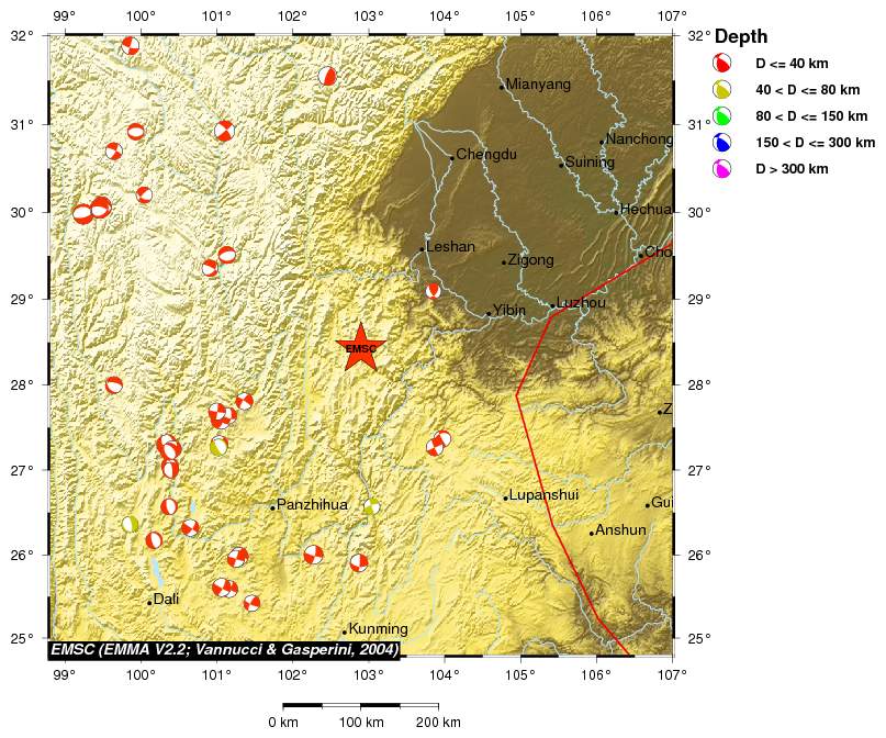 Regional moment Tensor