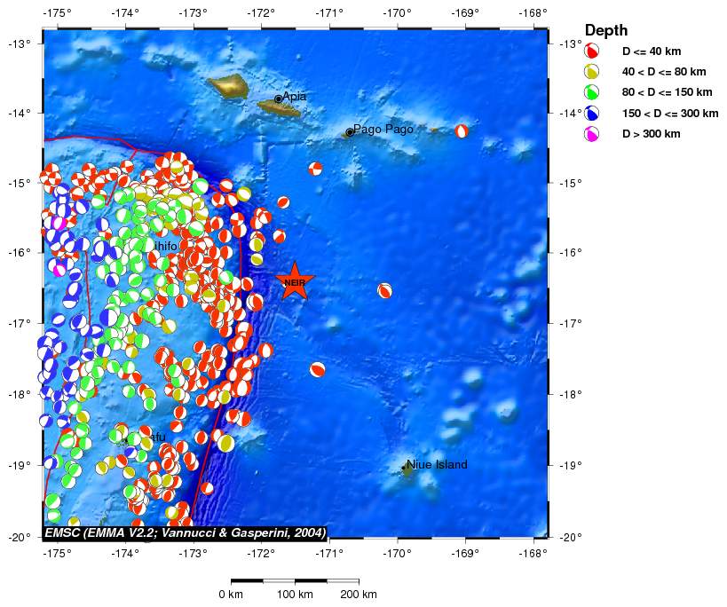 Regional moment Tensor