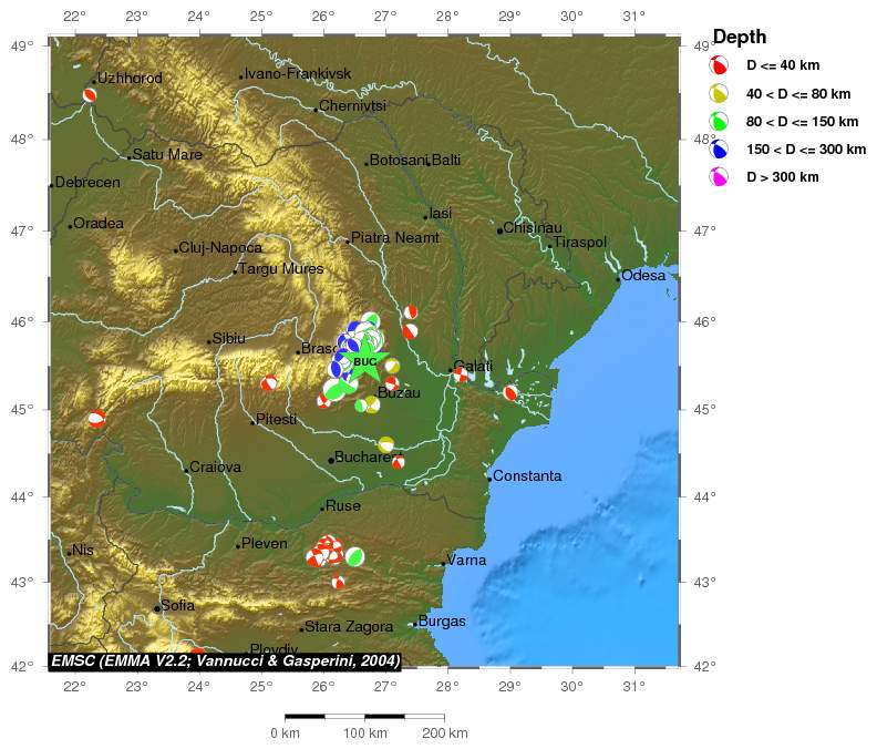 Regional moment Tensor