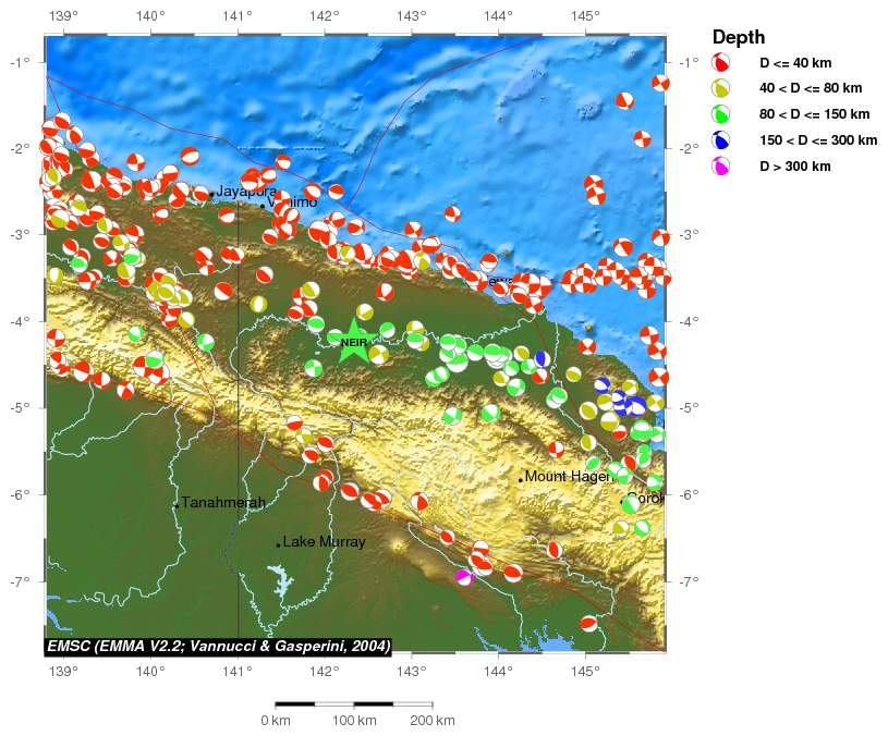 Regional moment Tensor