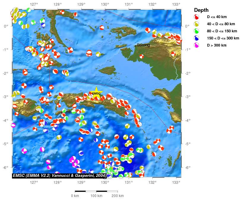 Regional moment Tensor