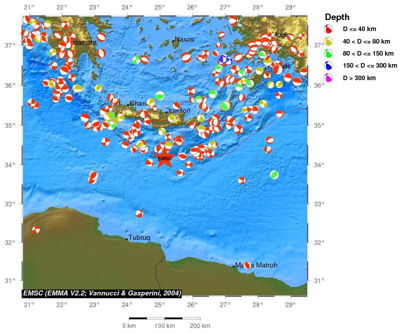 Regional moment Tensor