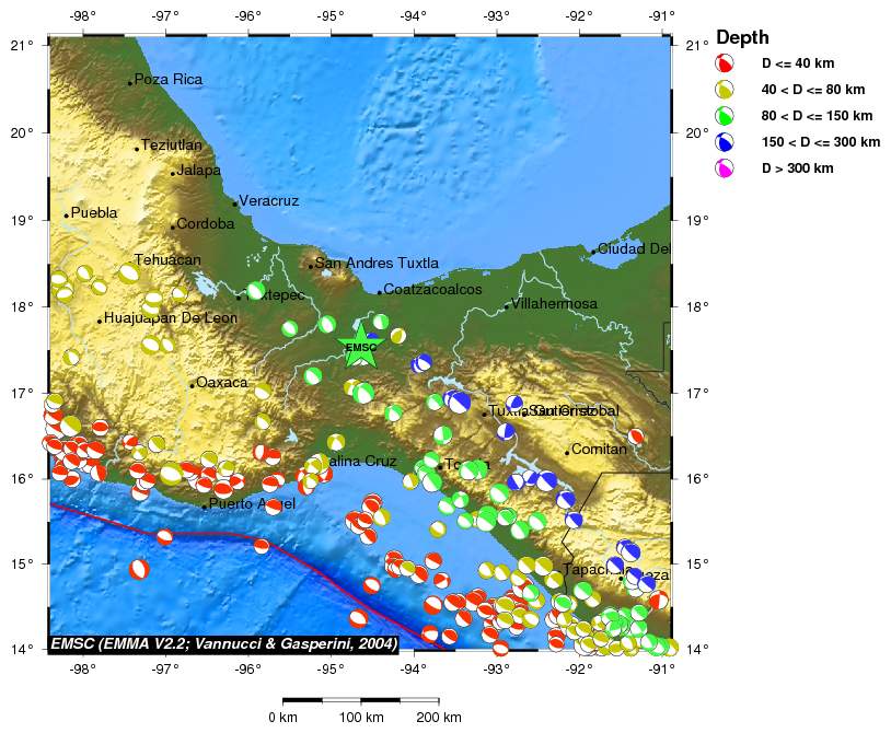 Regional moment Tensor