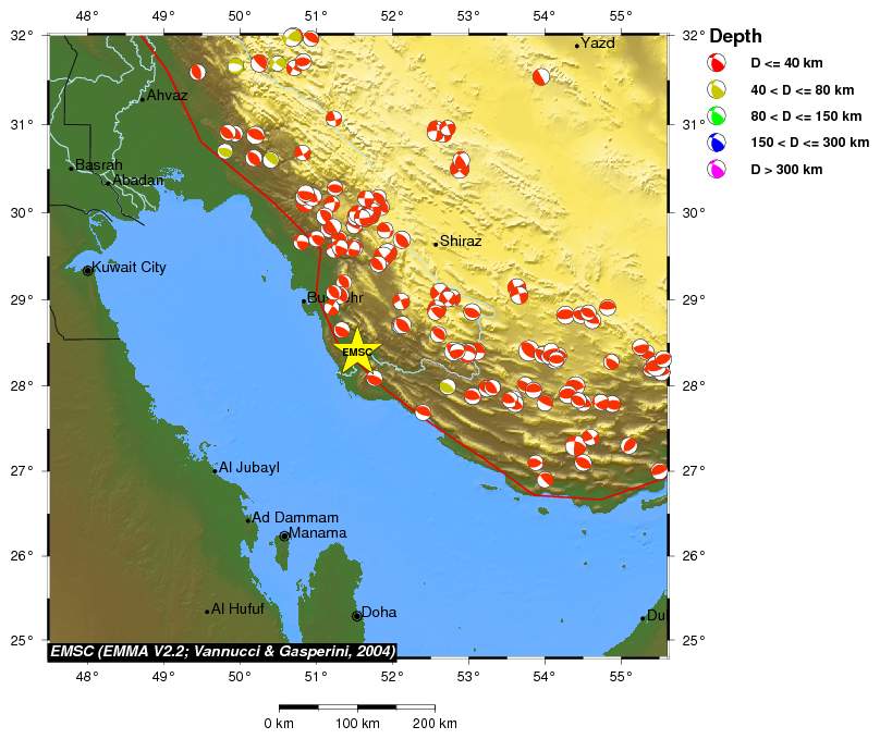Regional moment Tensor