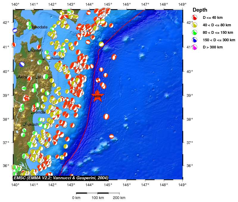 Regional moment Tensor