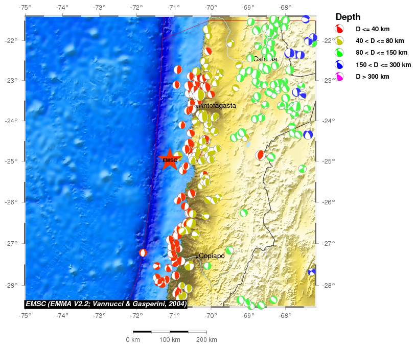 Regional moment Tensor