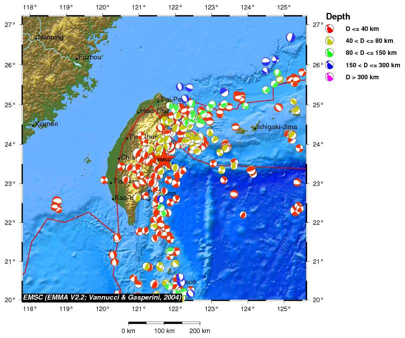 Regional moment Tensor