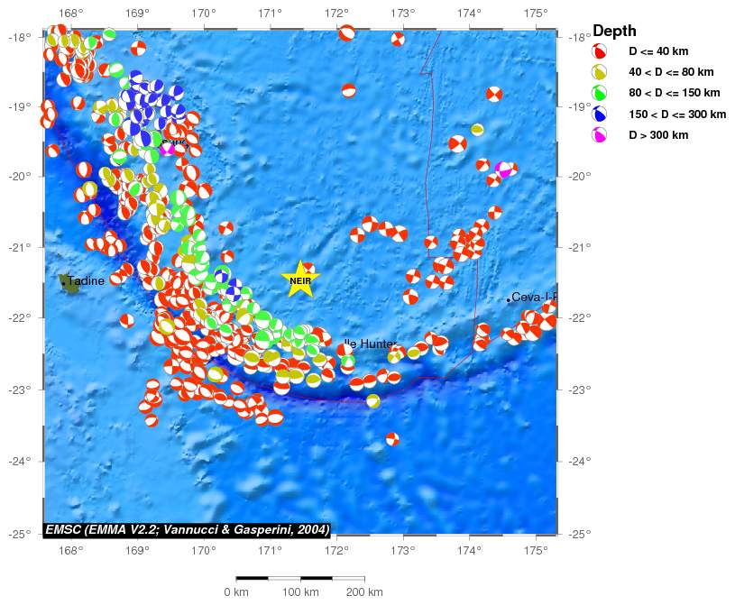Regional moment Tensor
