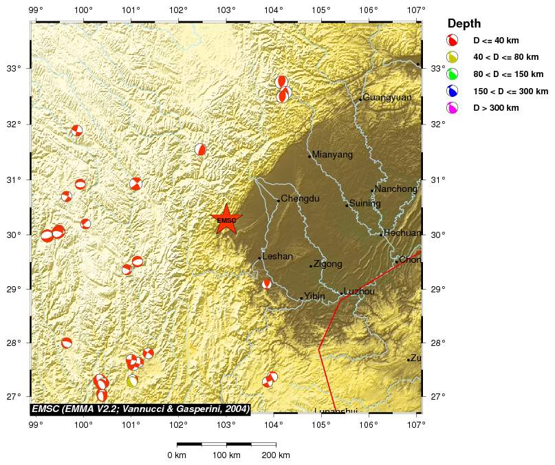 Regional moment Tensor