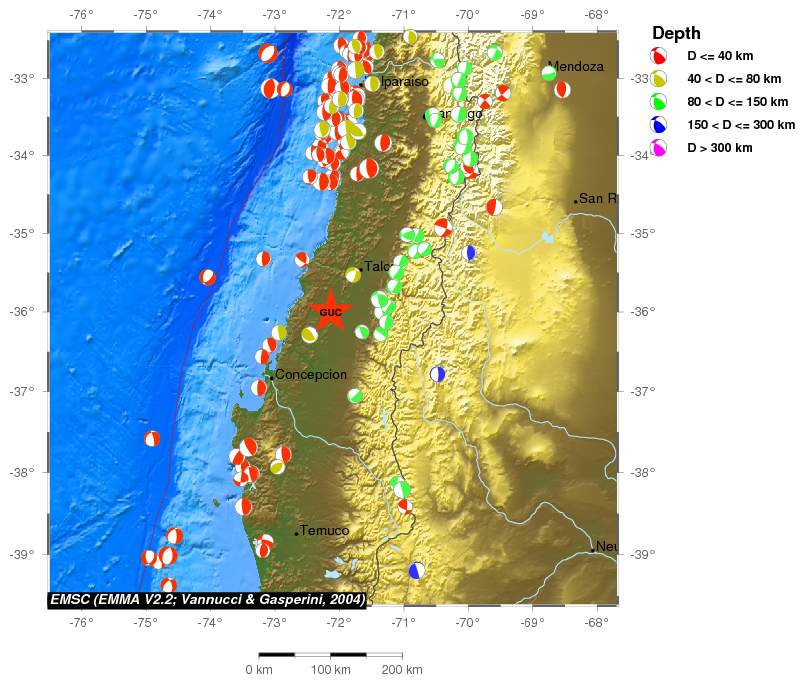 Regional moment Tensor
