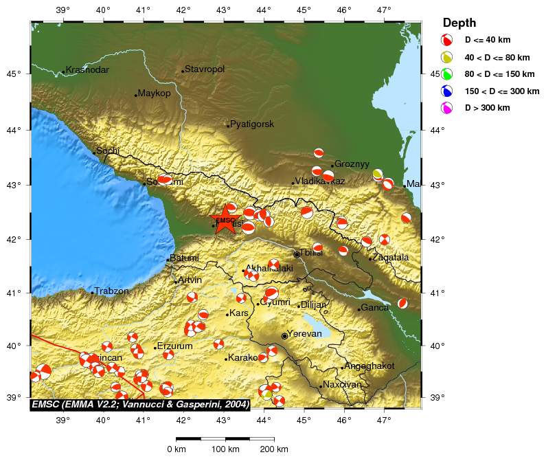 Regional moment Tensor